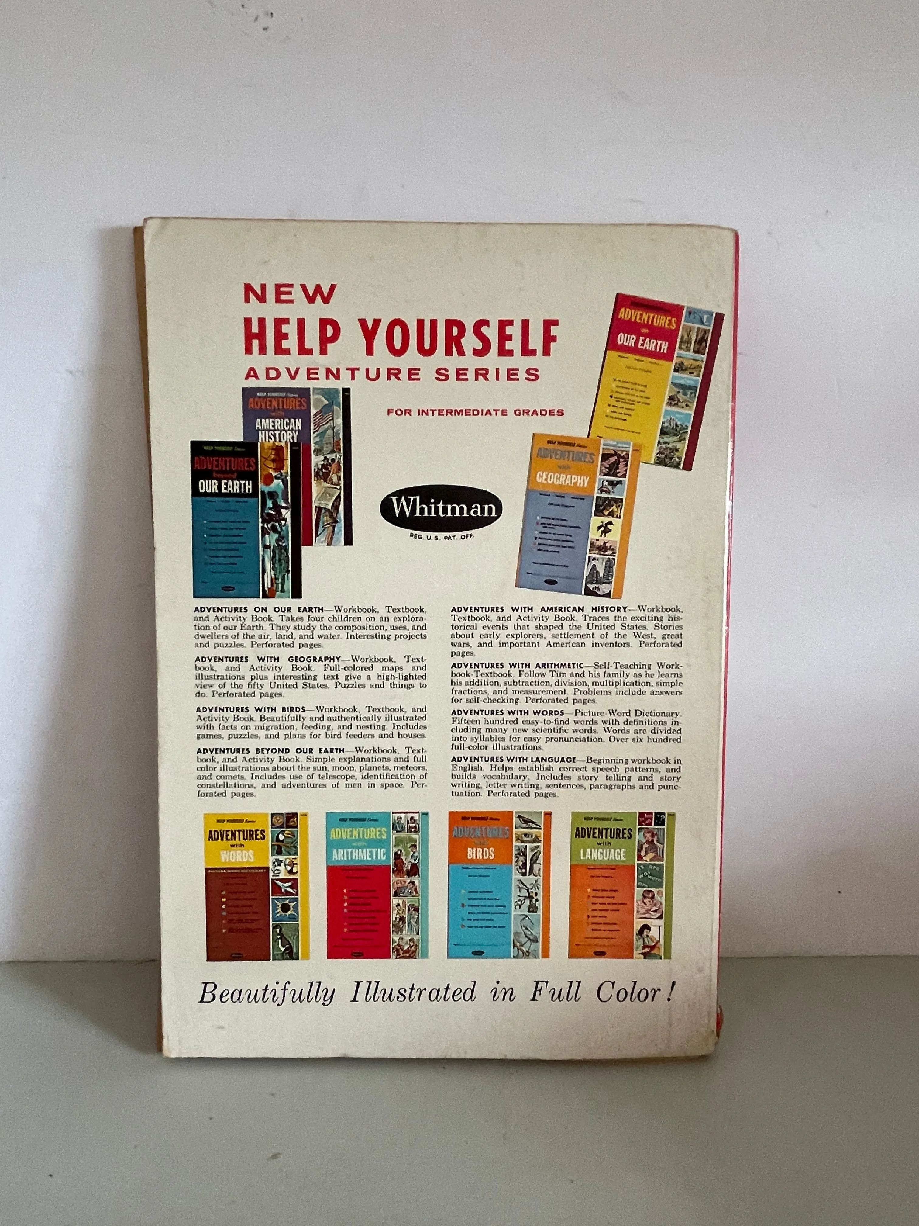 € Vintage 1963  Help Yourself Series Adventure On Our Earth Activity Workbook Text Book
