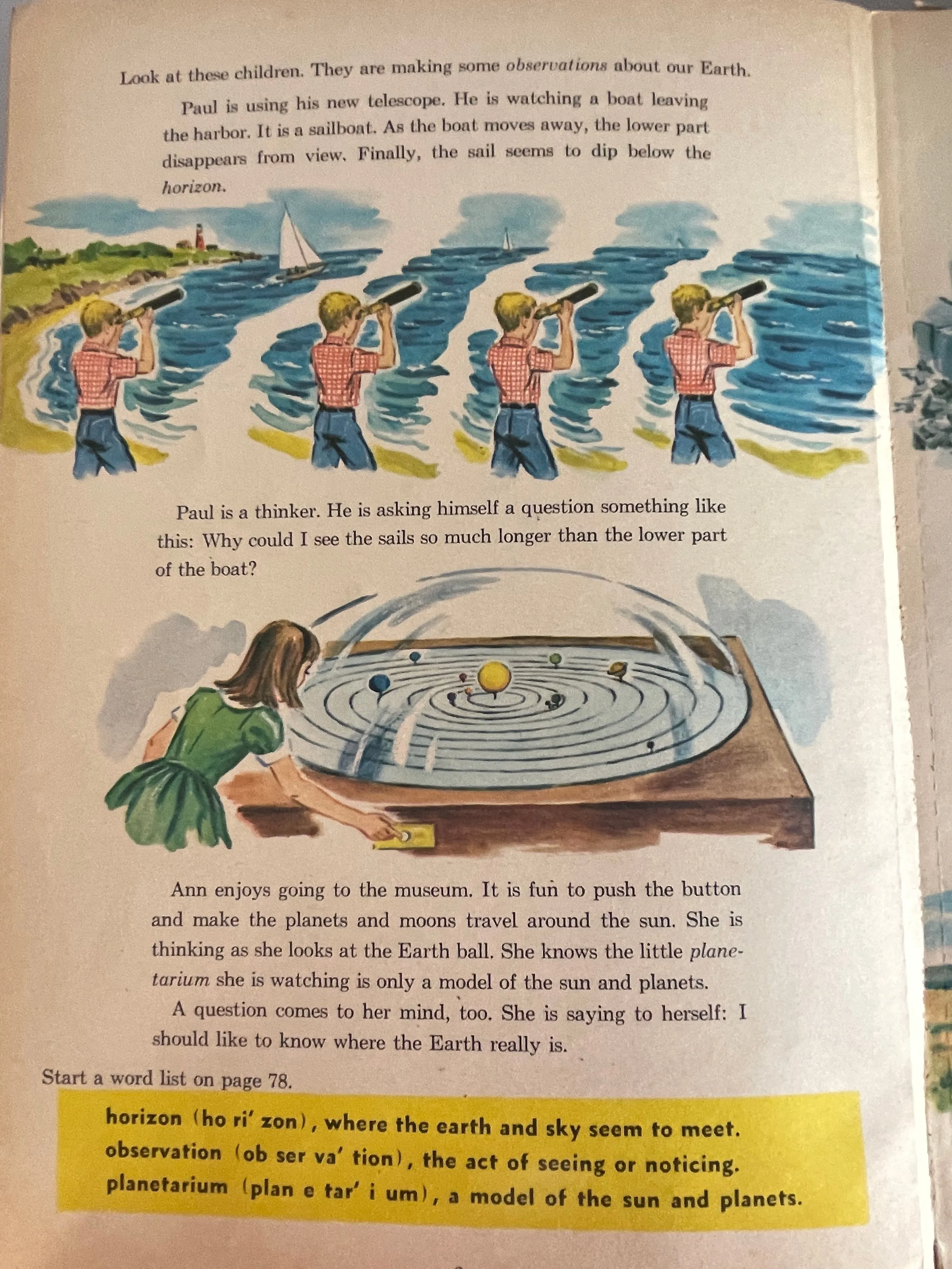 € Vintage 1963  Help Yourself Series Adventure On Our Earth Activity Workbook Text Book