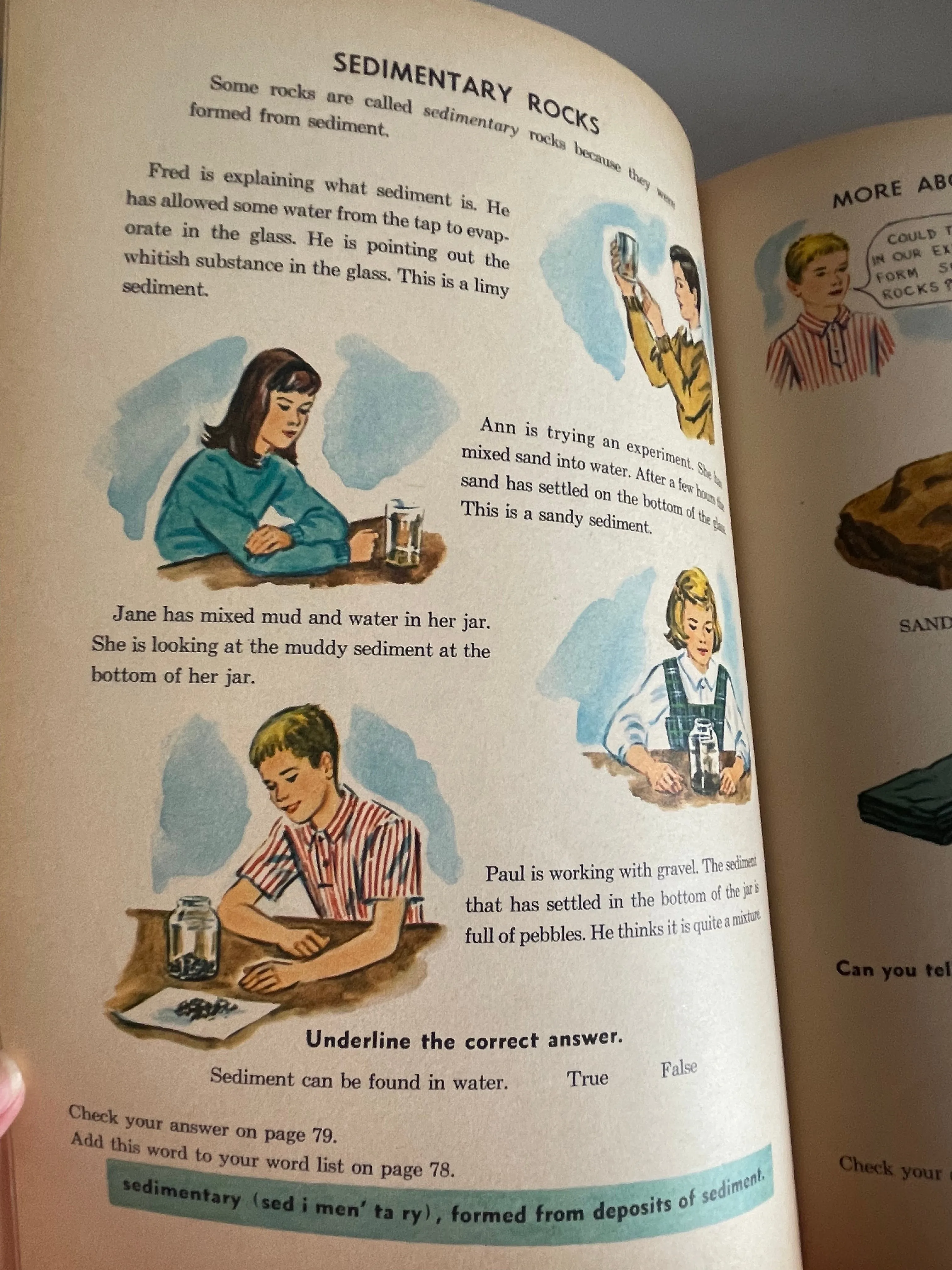 € Vintage 1963  Help Yourself Series Adventure On Our Earth Activity Workbook Text Book