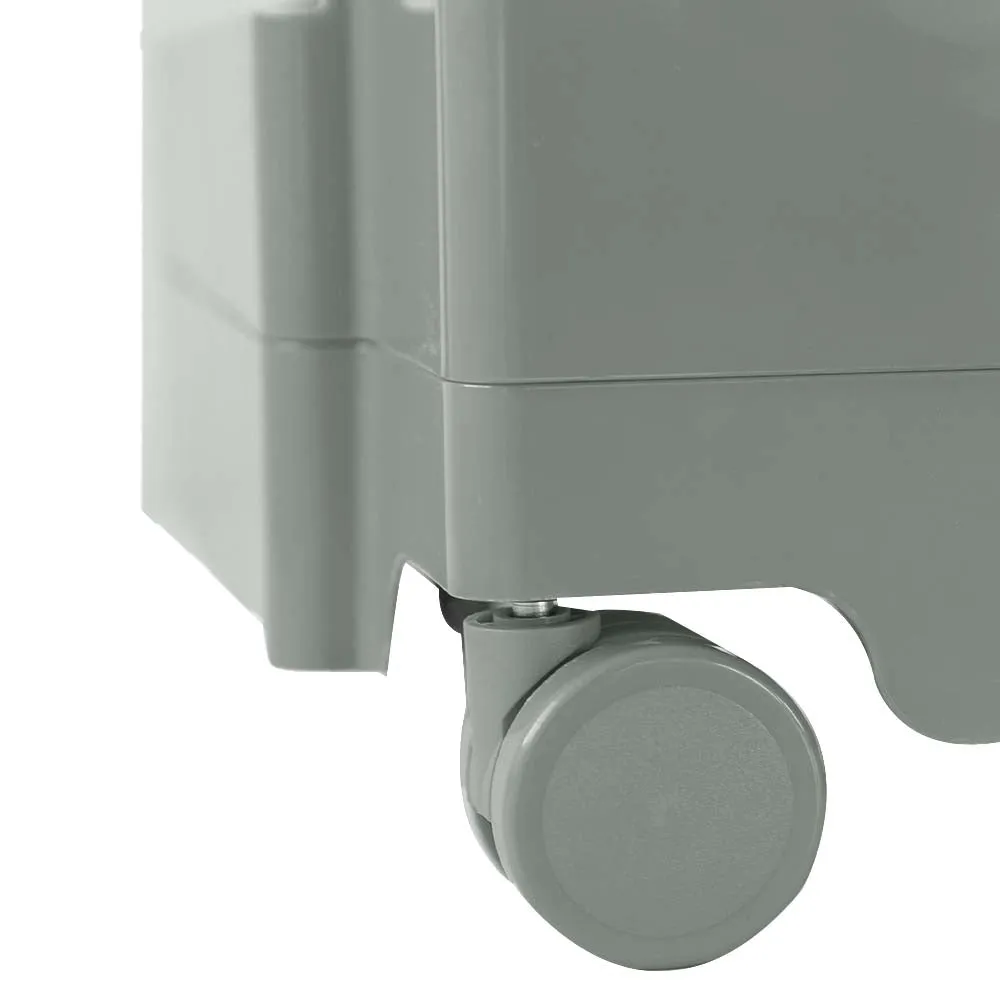 3 Tier Bedside Table Organizer Grey