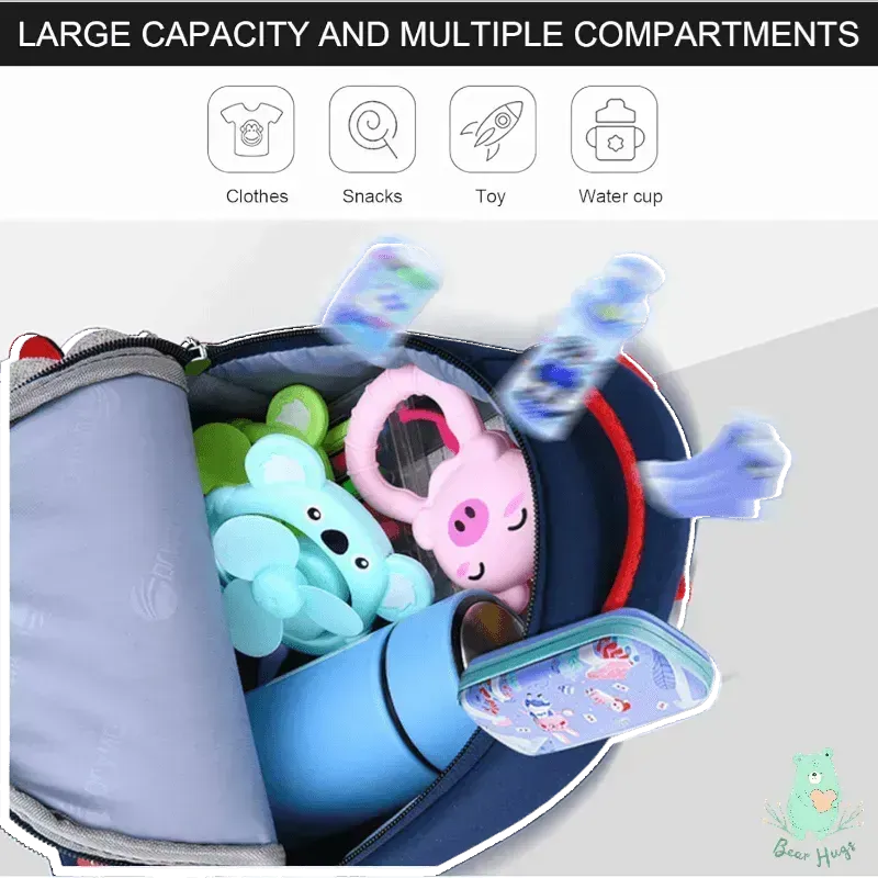 3D Dinosaur Kindergarten Kids Backpack