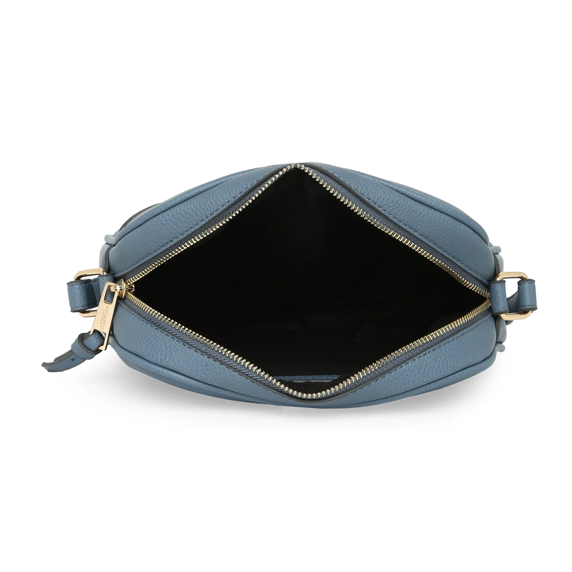 Accessorize London Women'S Faux Leather Blue Abby Sling Bag