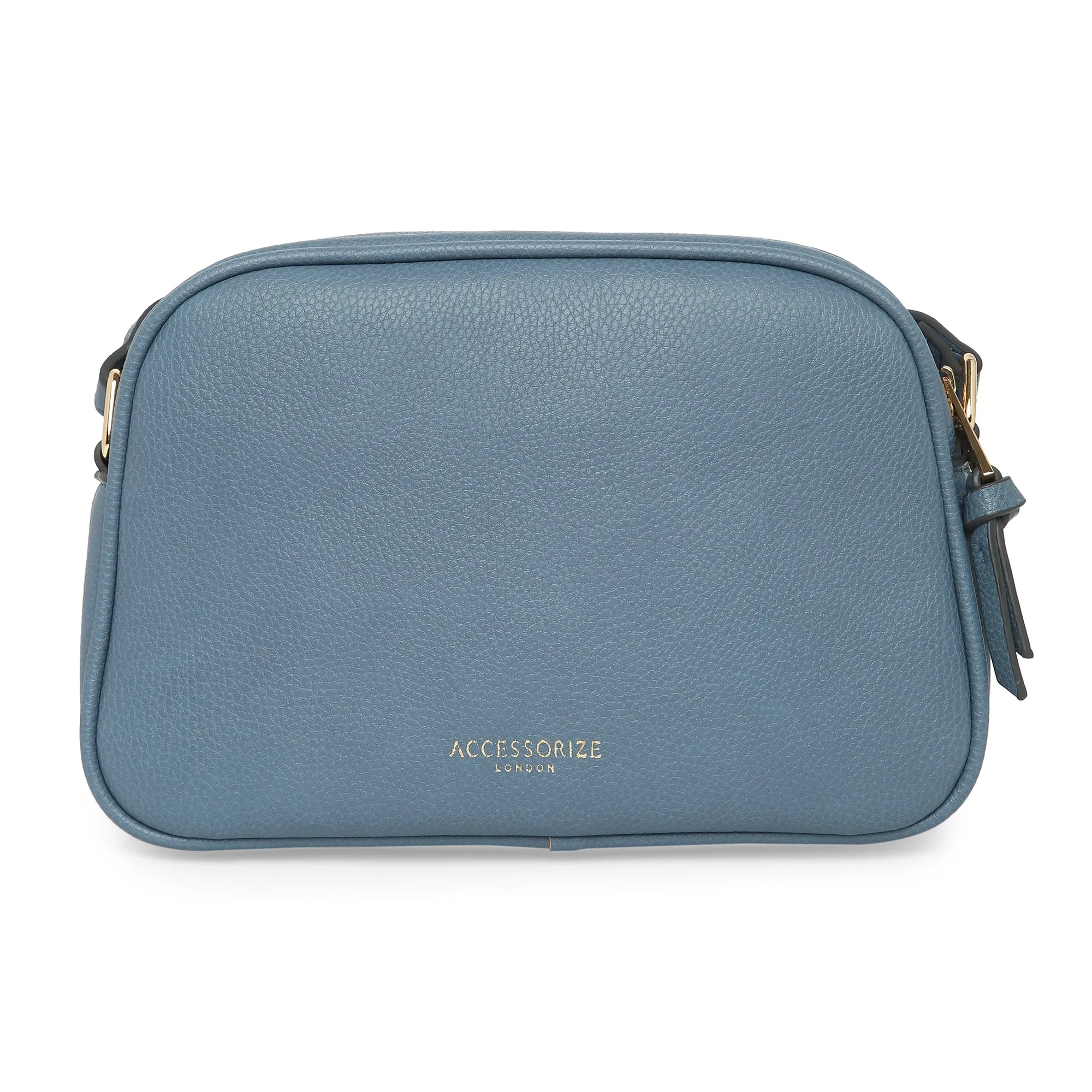 Accessorize London Women'S Faux Leather Blue Abby Sling Bag