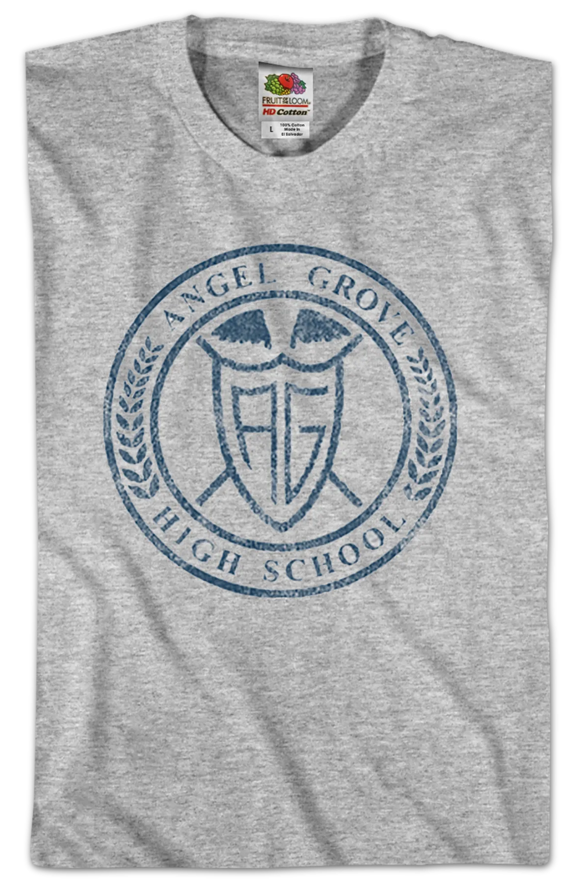 Angel Grove High School Mighty Morphin Power Rangers T-Shirt