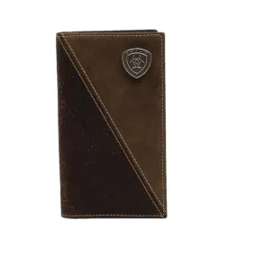 Ariat Men's Rodeo Design Shield Logo Wallet A3544502