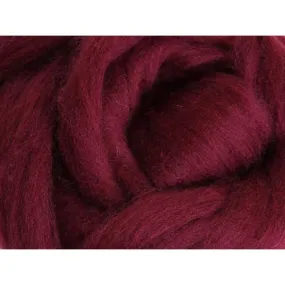 Ashford Solid Colored Corriedale Sliver - 2.2lb bag - Aubergine