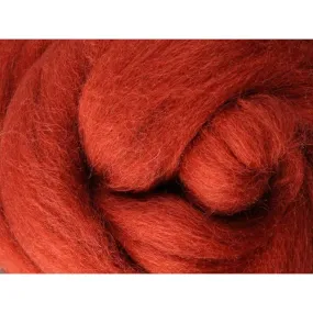 Ashford Solid Colored Corriedale Sliver - 2.2lb bag - Nutmeg