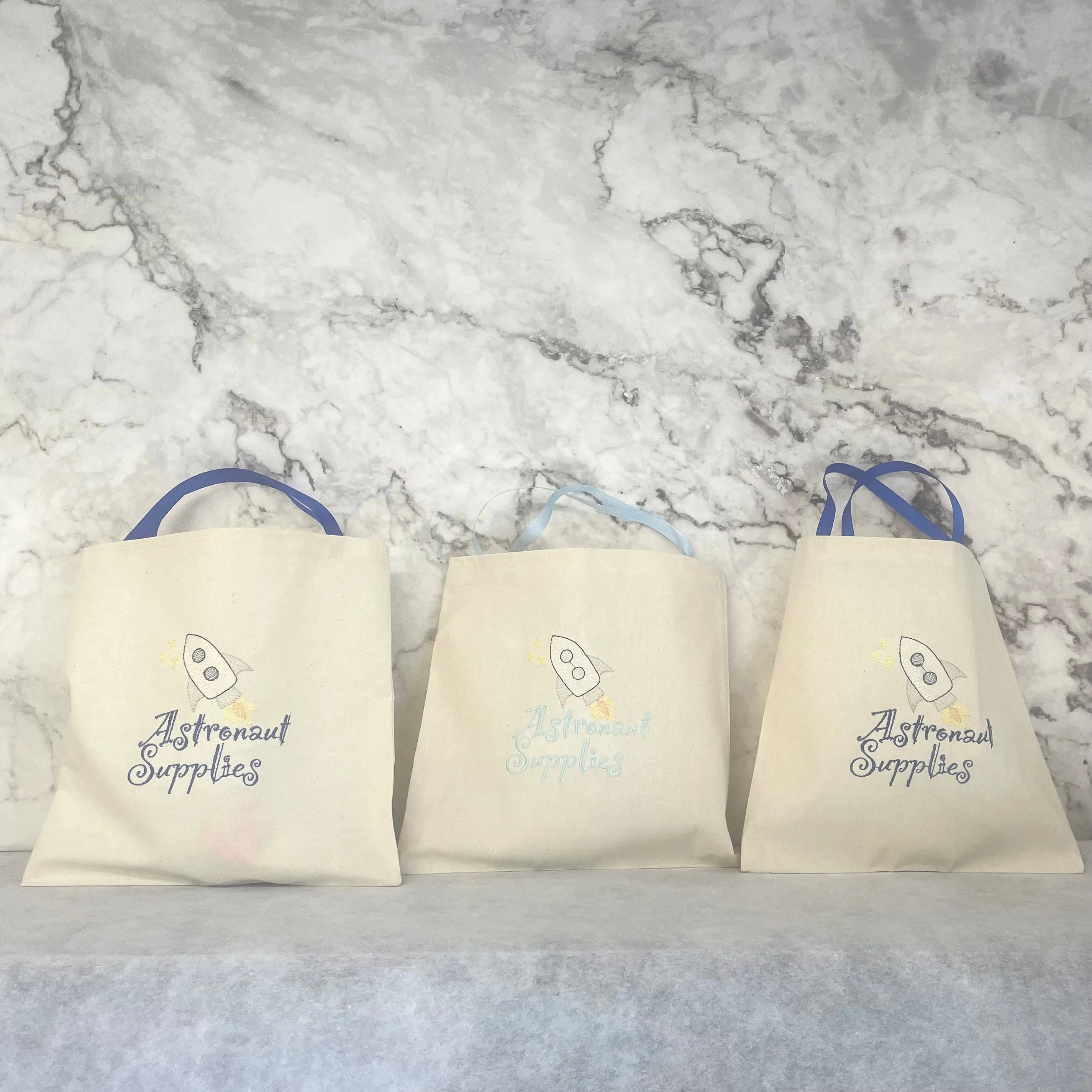 Astronaut Space fabric party bags