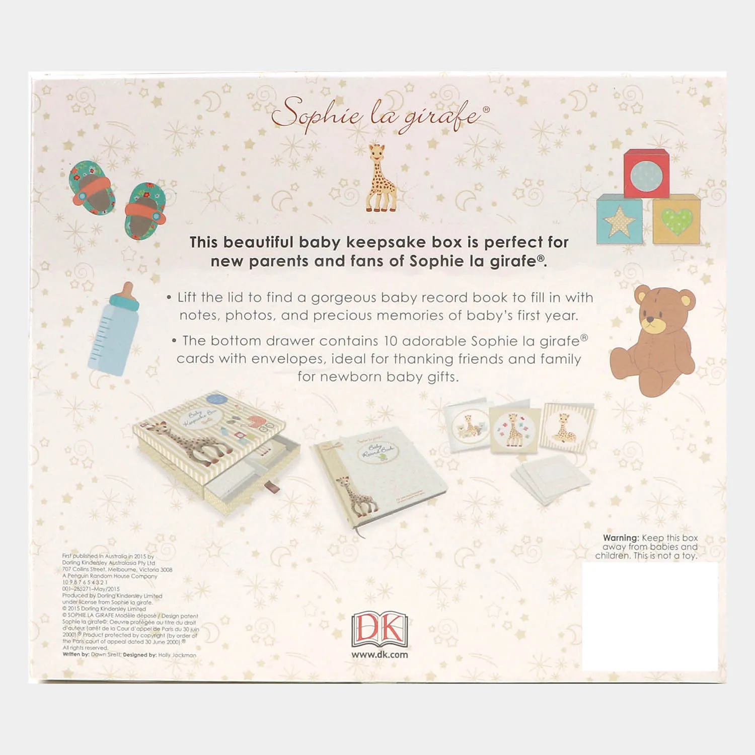 Baby Record Book, Keepsake Box