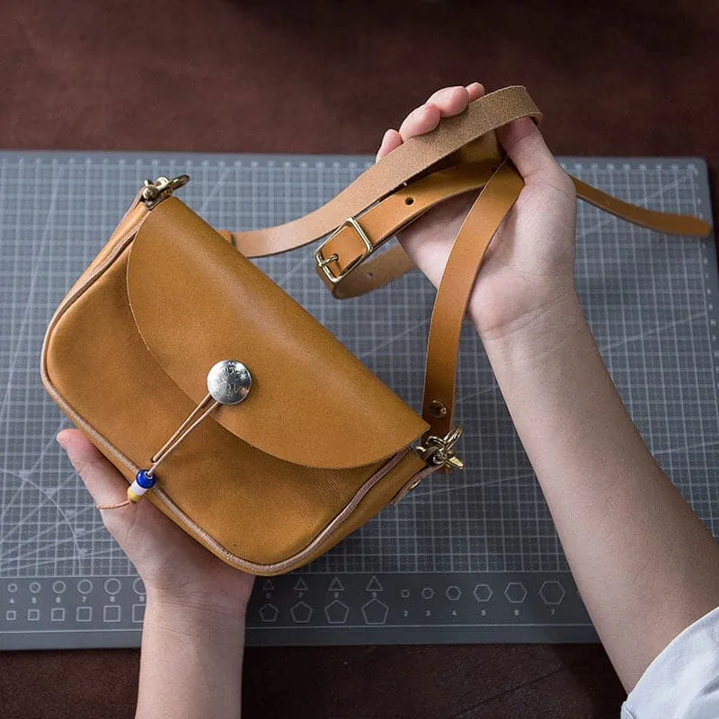 BABYLON™ Copper Clasp Saddle Bag DIY Leather Kit