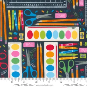 Back to School - School Essentials in Blackboard - Stacy Iest Hsu - 20891 19 - Half Yard