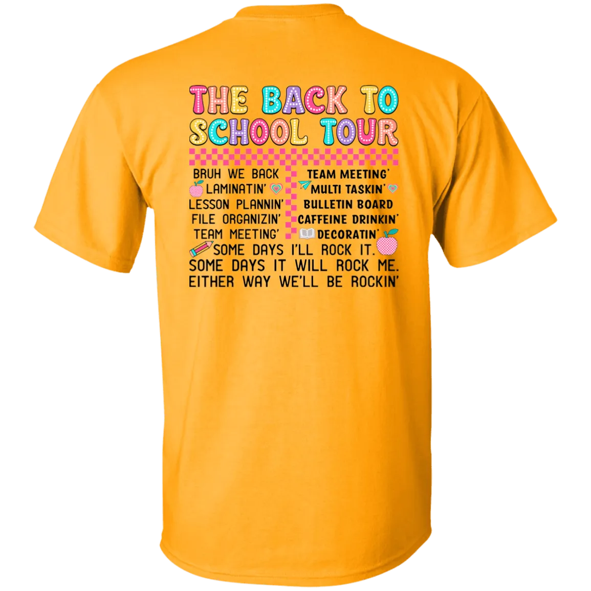 Back to School Tour.... T-Shirt