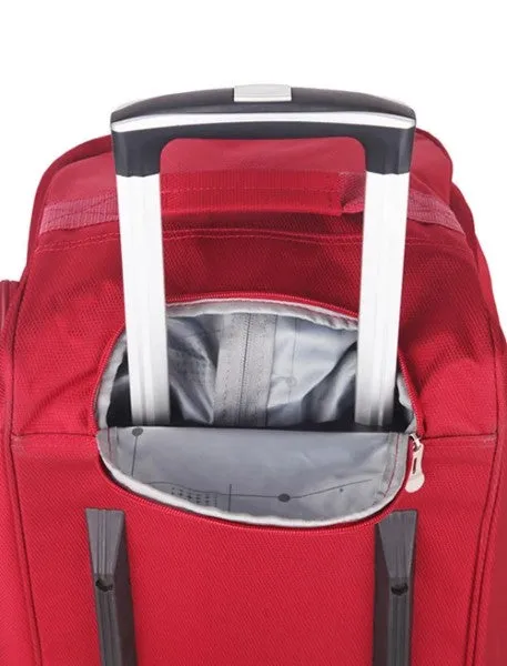 Bag Flight Rolling Duffle Red Bag 76cm