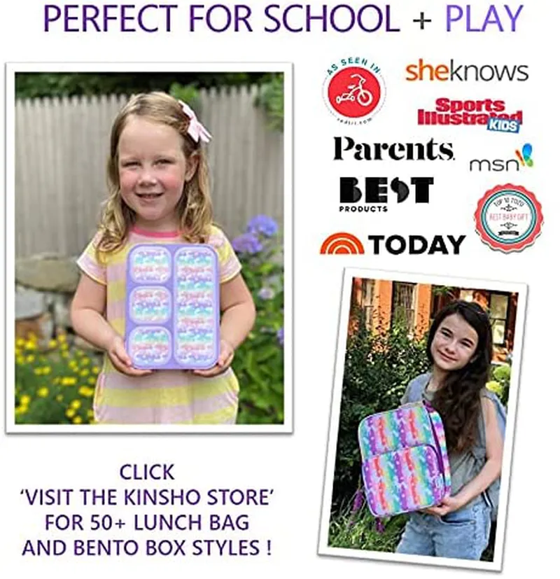 Bento Lunch Boxes for Kids, Teens, Adults | Snack Containers or Portion Control Meal Box for Lunches for School Girls, Boys 3 Compartments, Blue Large 1 pack