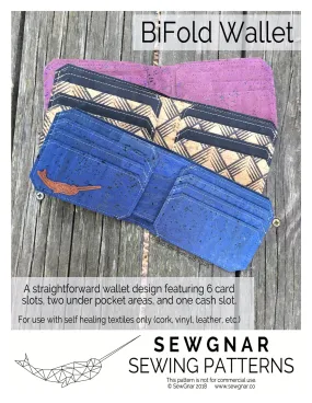 BiFold Wallet (Paper Pattern) by SewGnar