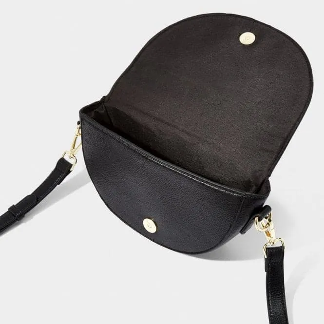 Black Cleo Mini Saddle Saddle Bag KLB2838