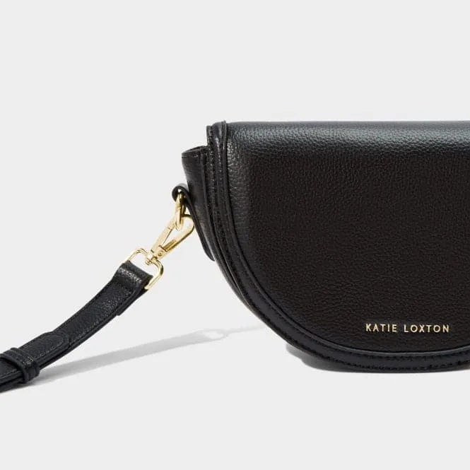 Black Cleo Mini Saddle Saddle Bag KLB2838