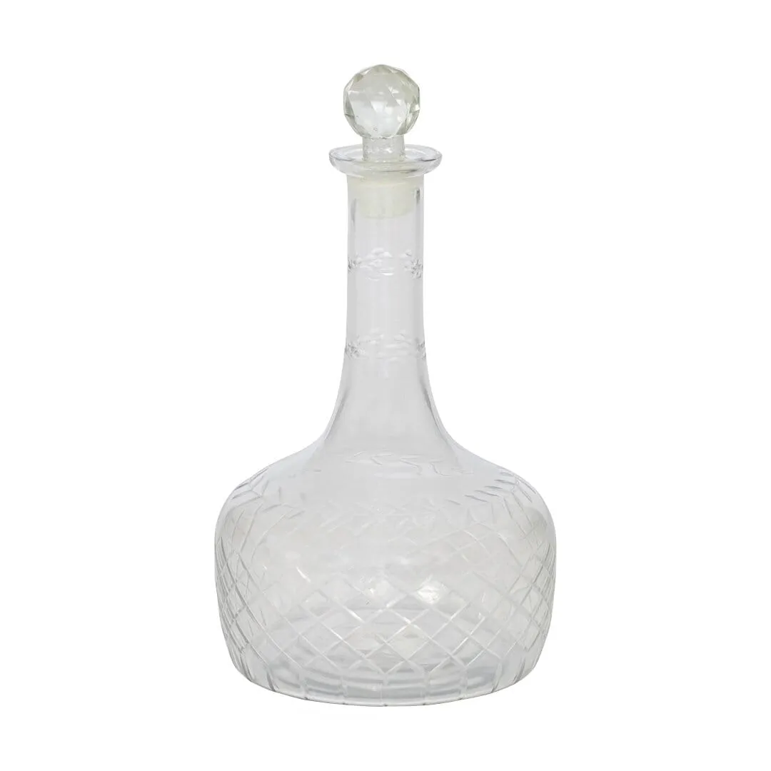 Carmine Glass Decanter