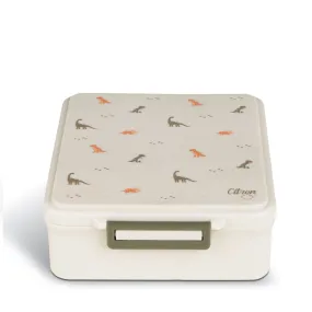 Citron lunch box with Thermal Food Jar | White Dino