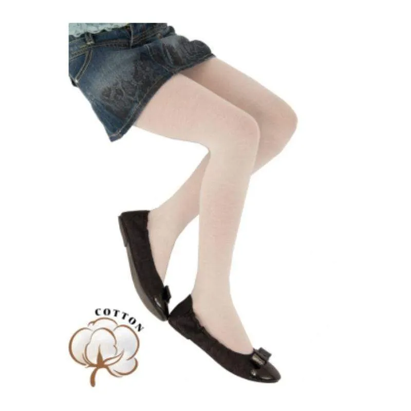 Combed Cotton Tights for Girls and Teens