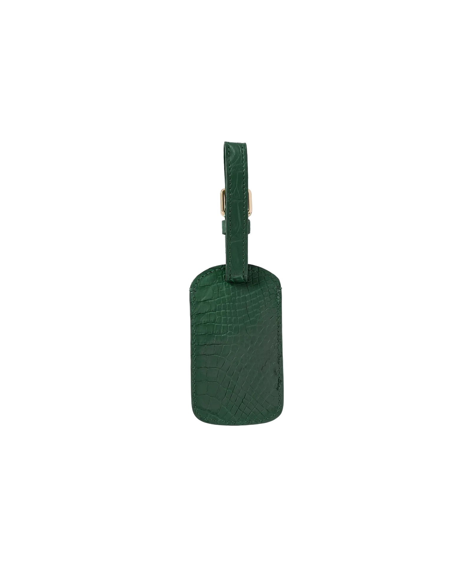 Crocodile Luggage Tag Forest Green