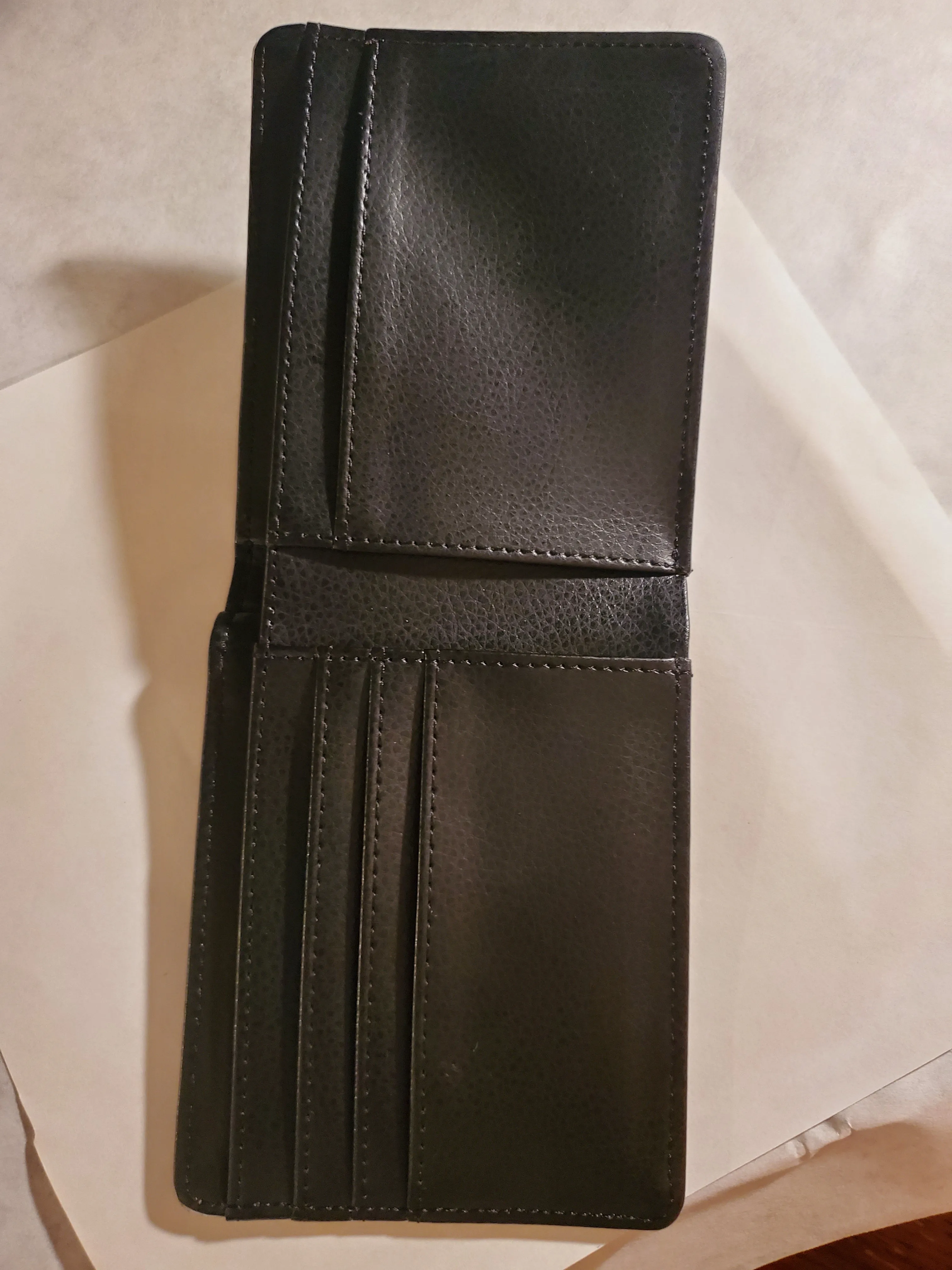 Custom mens leather wallet