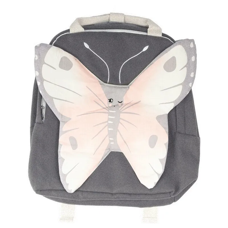 deanwangkt Children Backpack Animals Design Girl Boys Backpack Toddler Kids School Bag Kindergarten Cartoon Rabbit Butterfly lion print Bag