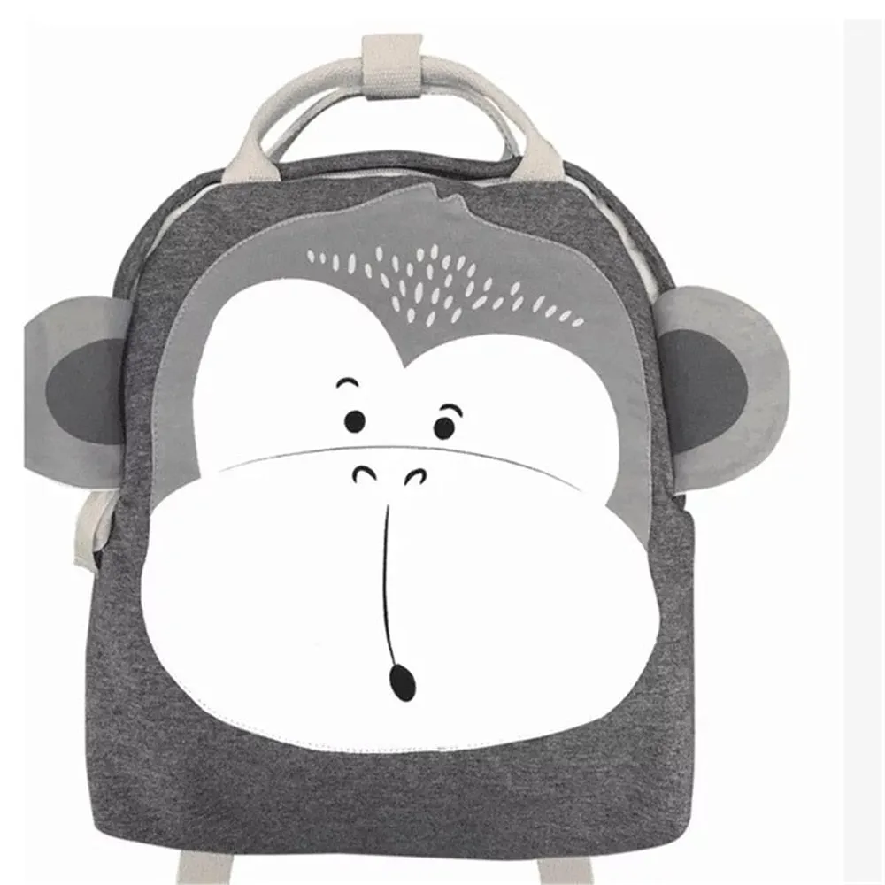deanwangkt Children Backpack Animals Design Girl Boys Backpack Toddler Kids School Bag Kindergarten Cartoon Rabbit Butterfly lion print Bag