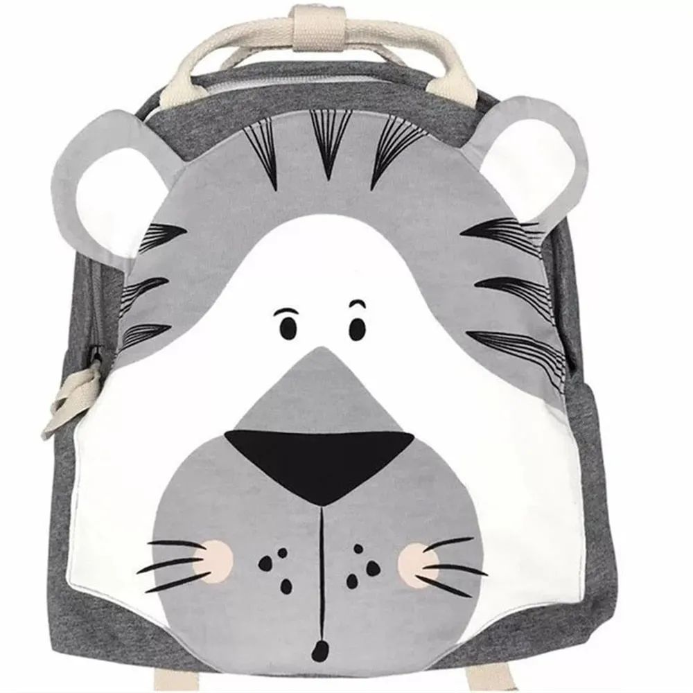 deanwangkt Children Backpack Animals Design Girl Boys Backpack Toddler Kids School Bag Kindergarten Cartoon Rabbit Butterfly lion print Bag