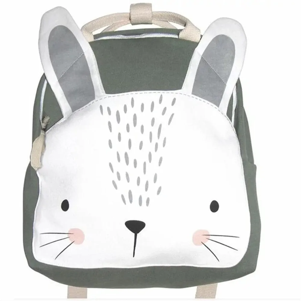 deanwangkt Children Backpack Animals Design Girl Boys Backpack Toddler Kids School Bag Kindergarten Cartoon Rabbit Butterfly lion print Bag