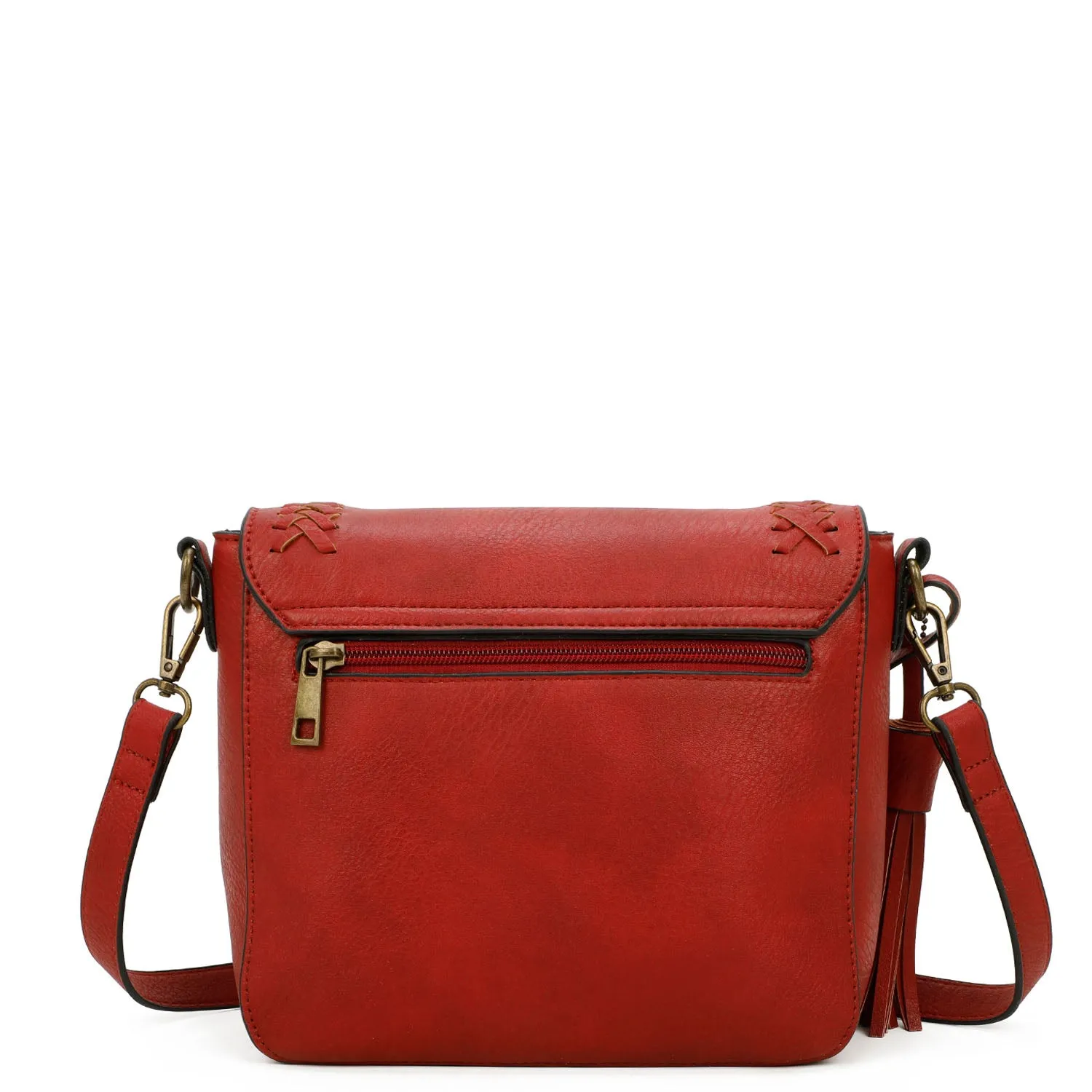 Della Crossbody Vegan Leather - Brown