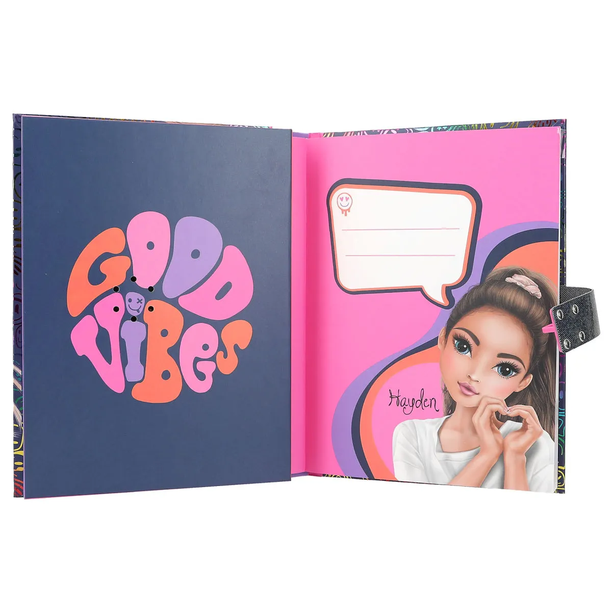 Depesche Topmodel Diary With Code and Sound Night Light