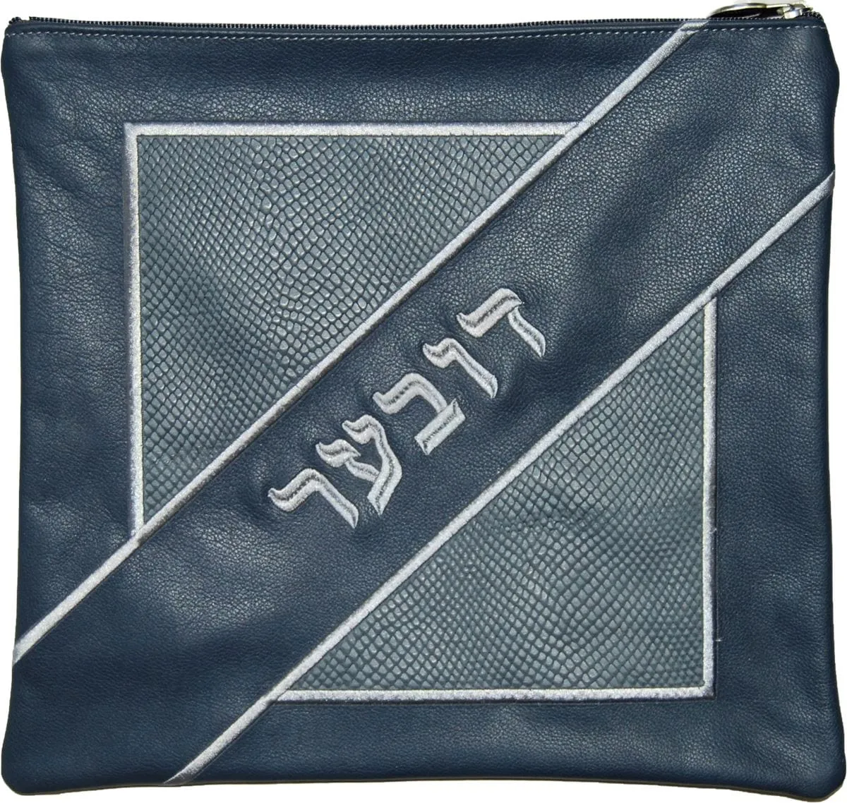 Diagonal Name with open square applique 405F-SM