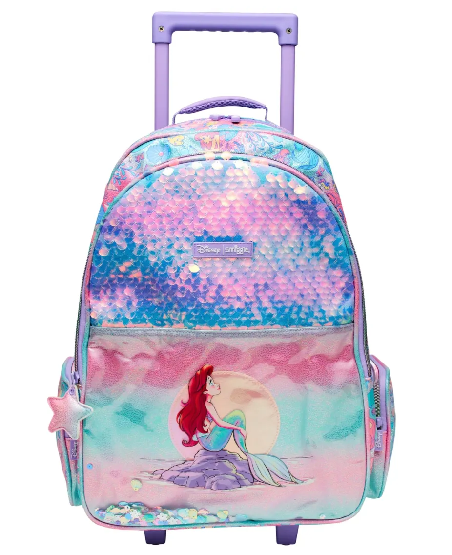 Disney Princess Trolley Backpack With Light Up Wheels