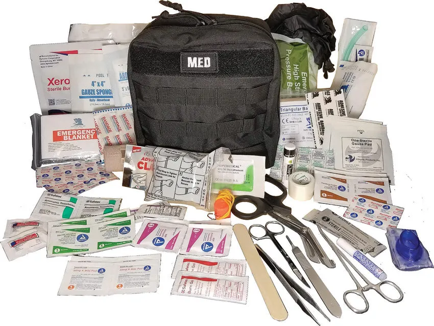 Elite First Aid GP IFAK Level 2 Kit Black FA185BK