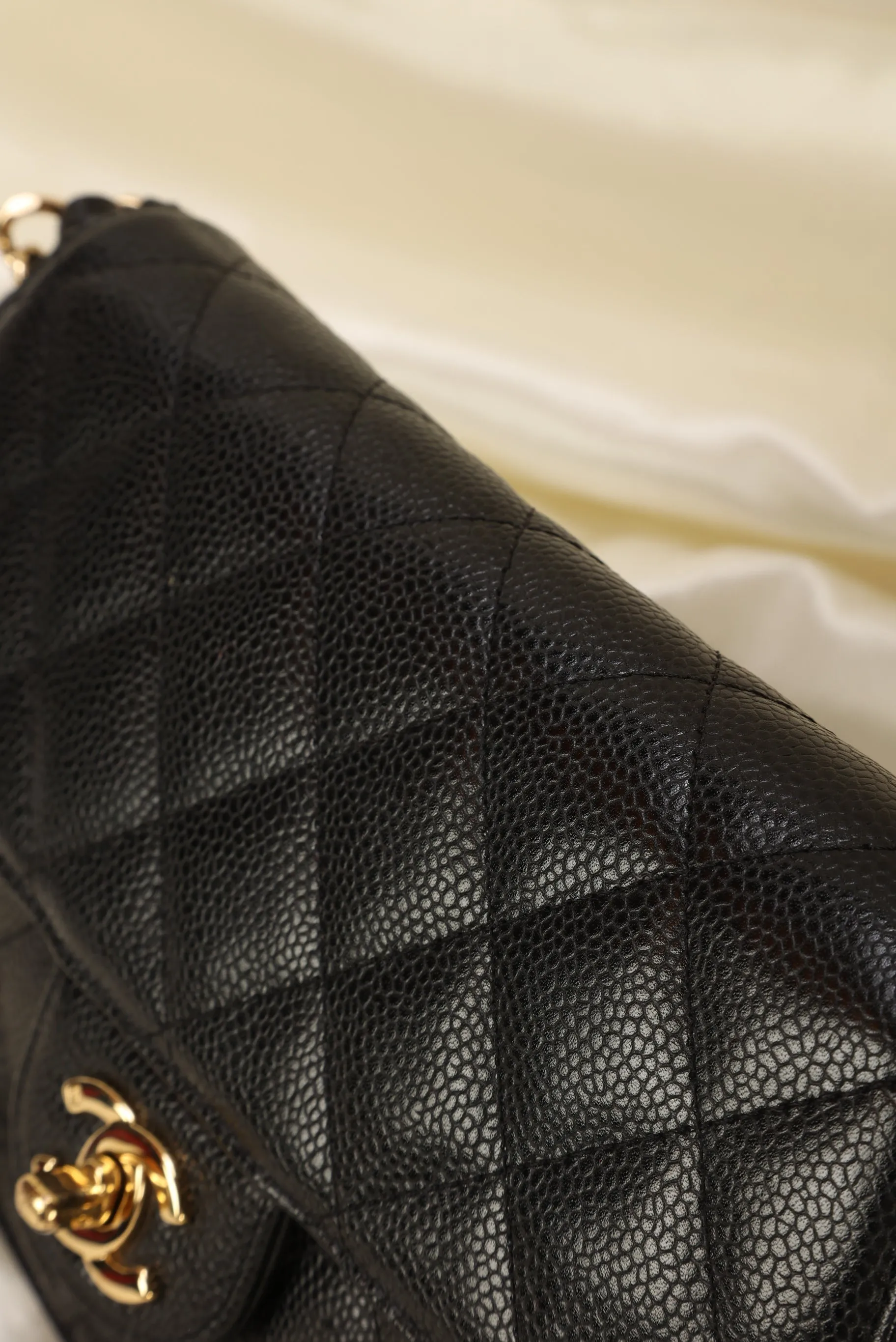Extremely Rare CL Caviar Shoulder Bag