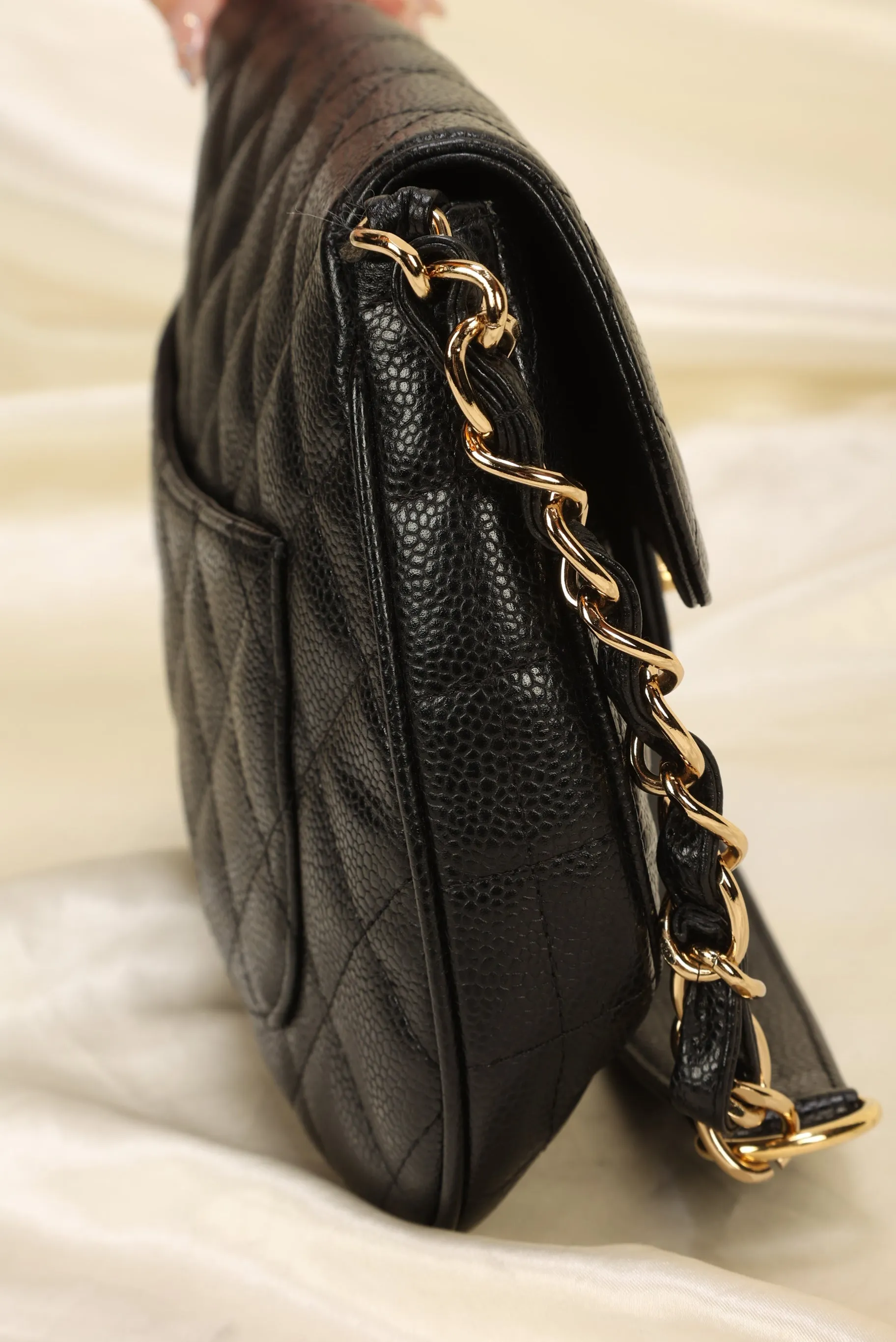 Extremely Rare CL Caviar Shoulder Bag
