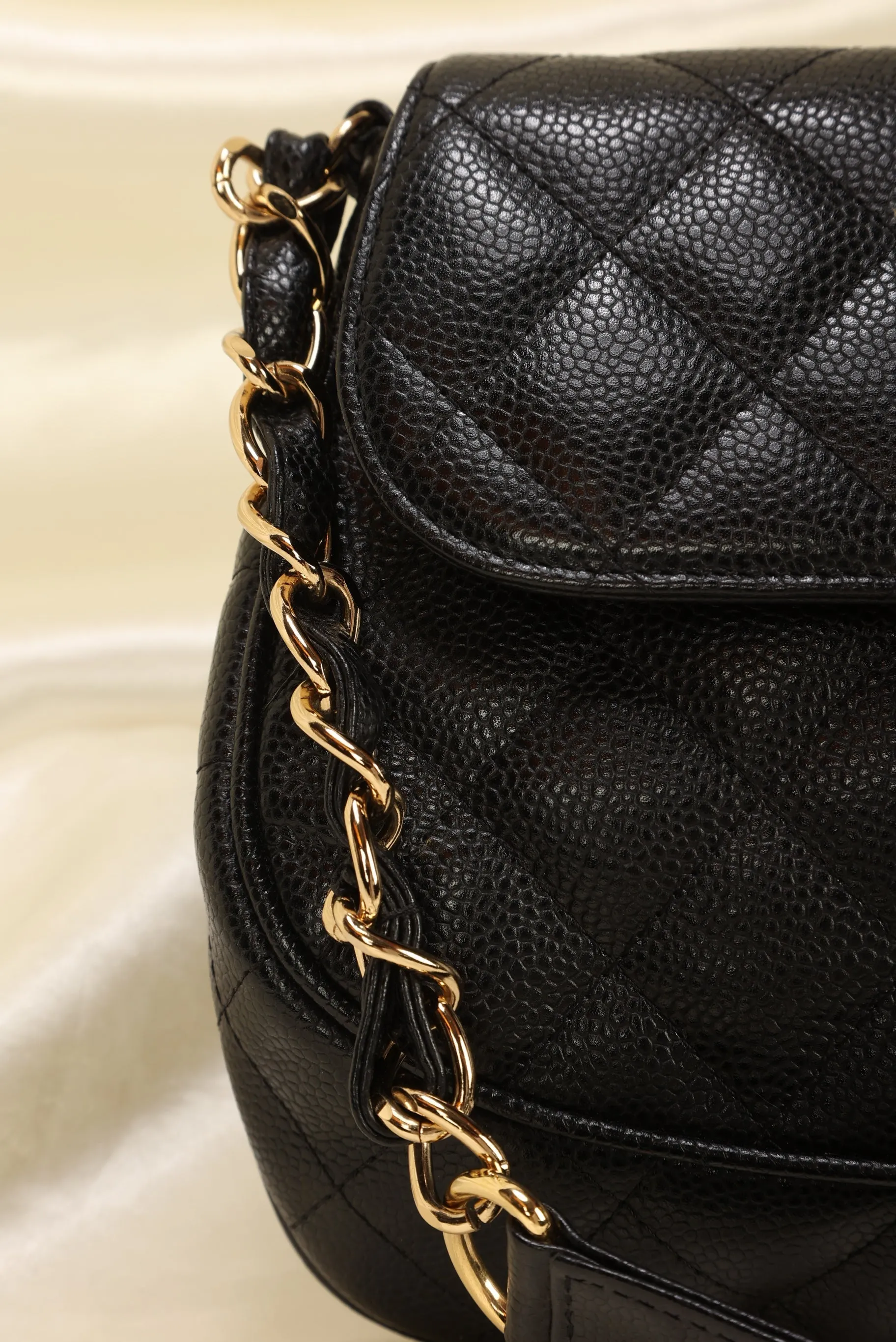 Extremely Rare CL Caviar Shoulder Bag