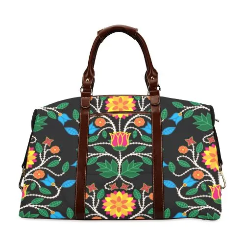 Floral Beadwork Four Clans Classic Travel Bag