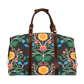 Floral Beadwork Four Clans Classic Travel Bag