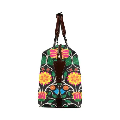Floral Beadwork Four Clans Classic Travel Bag