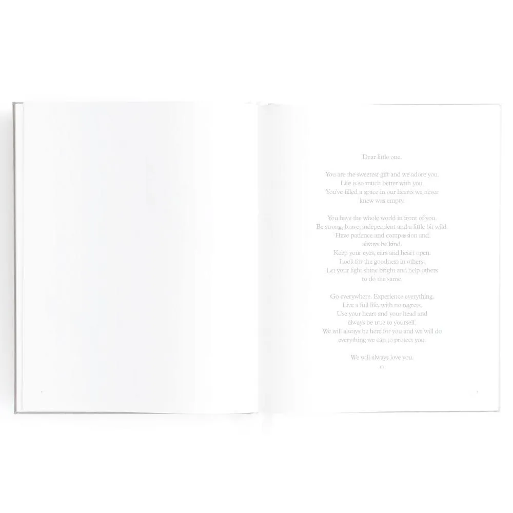 Fox and Fallow Boys Baby Book - Grey