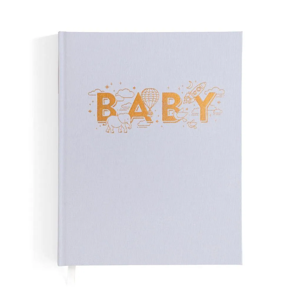 Fox and Fallow Boys Baby Book - Grey