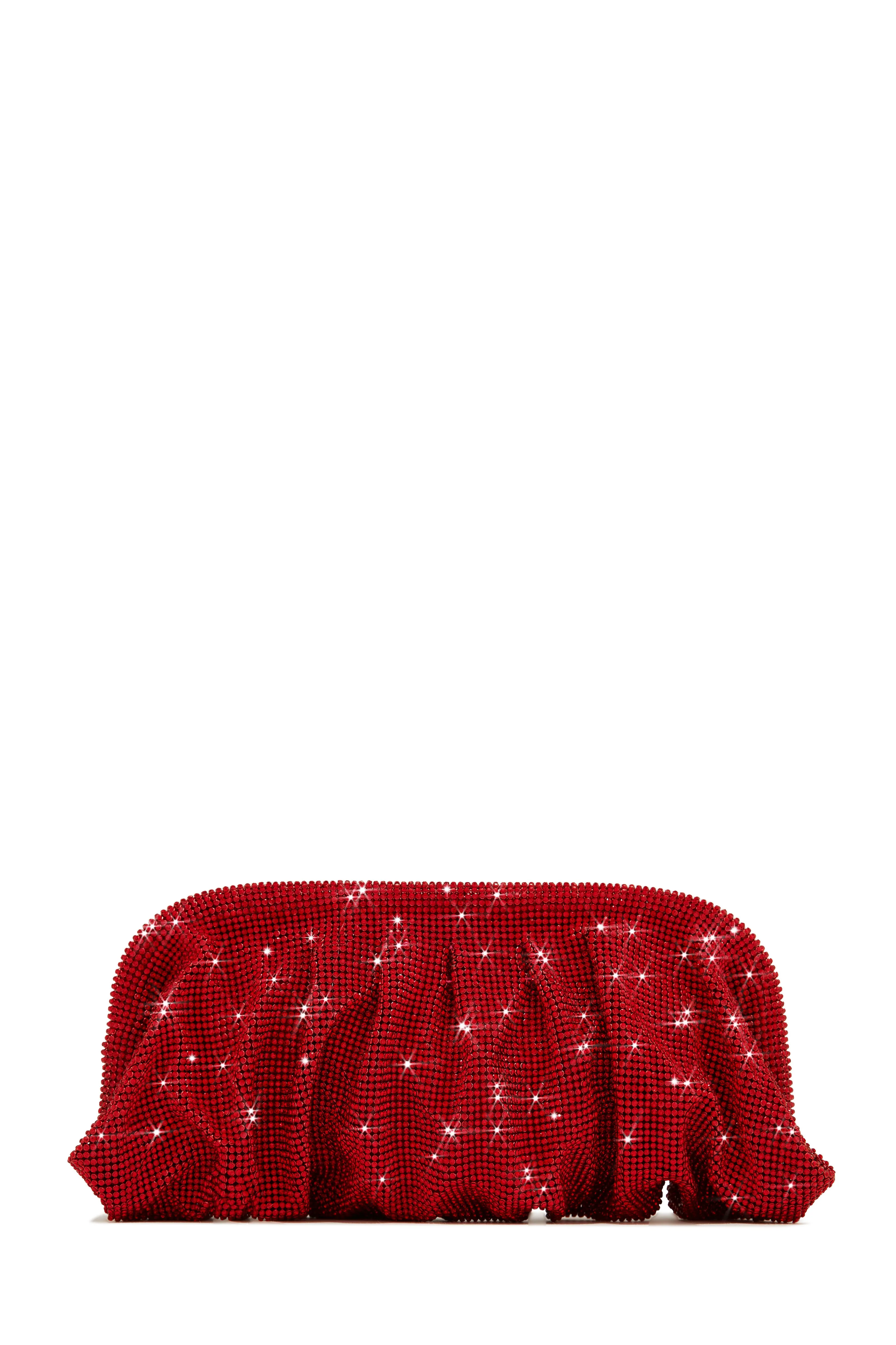 Gala Nights Embellished Clutch Bag - Silver