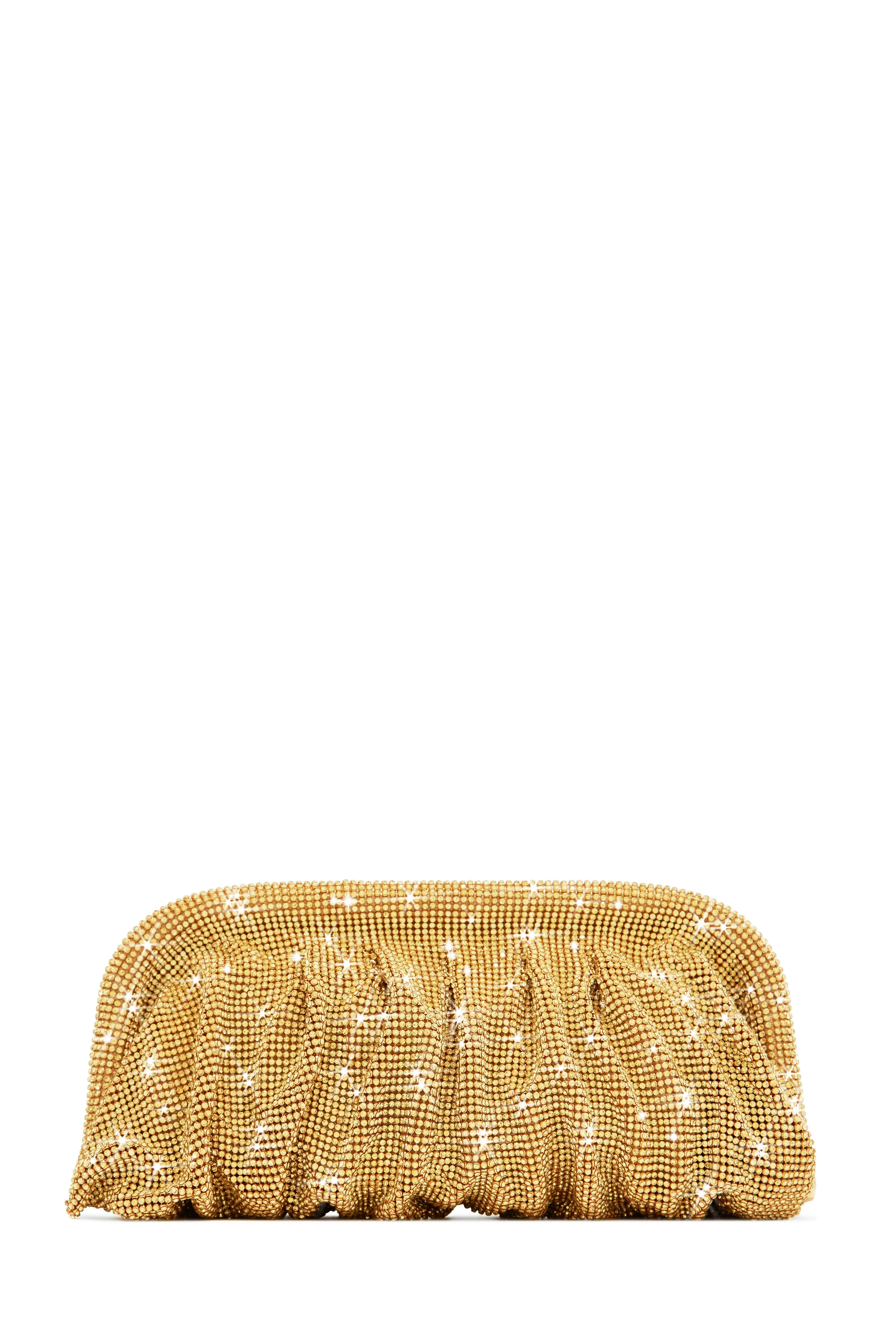 Gala Nights Embellished Clutch Bag - Silver