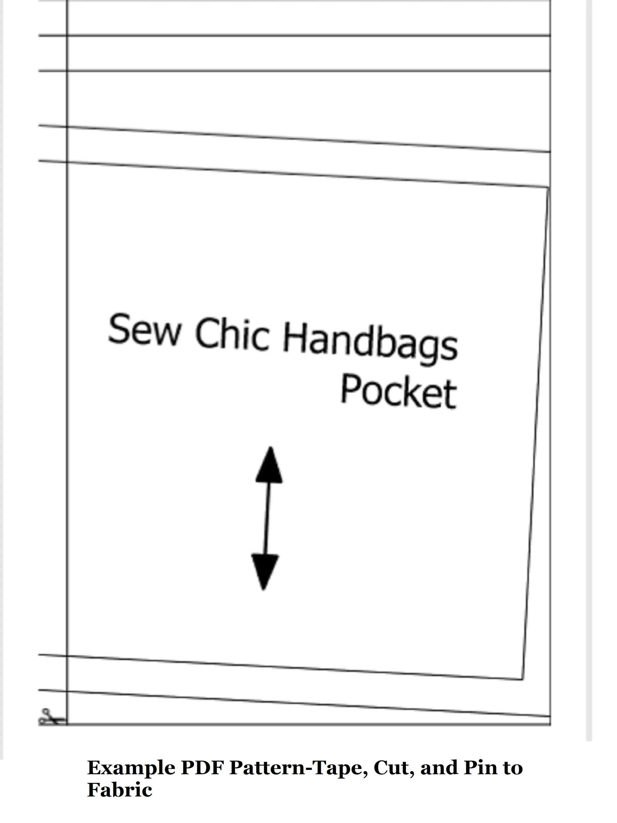 Golden Clutch Handbag Purse Digital PDF Pattern