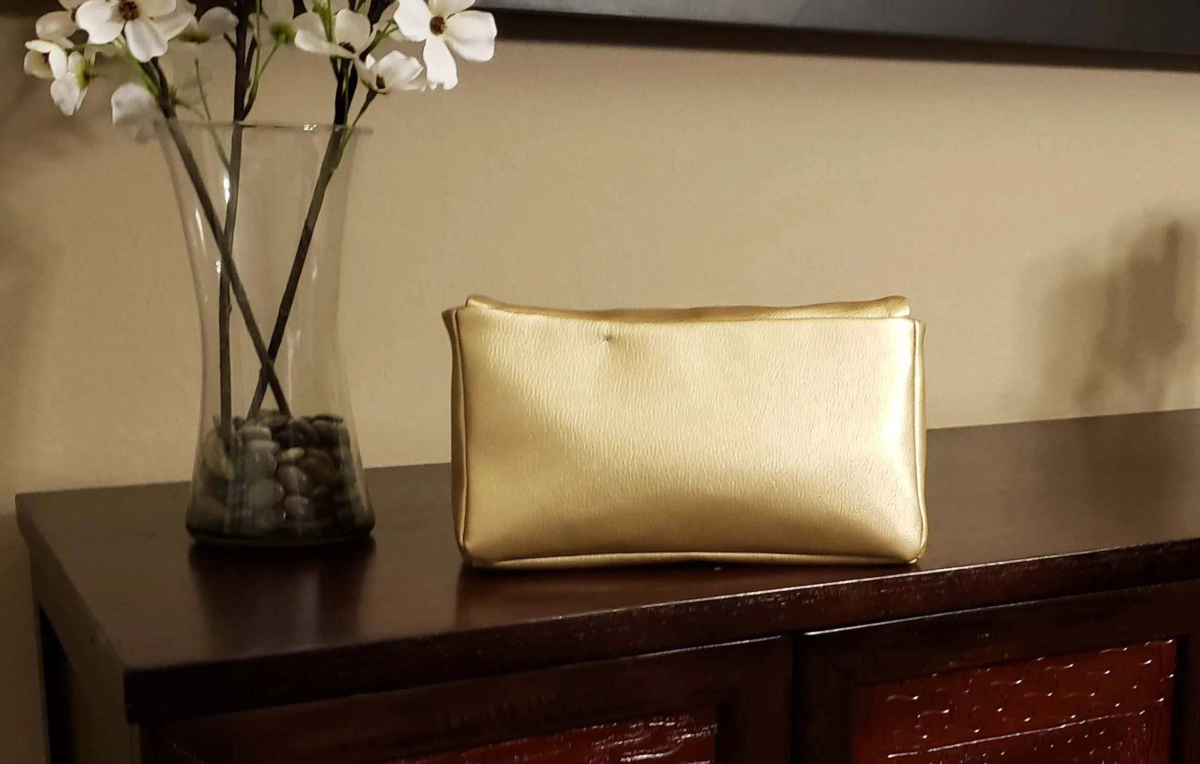 Golden Clutch Handbag Purse Digital PDF Pattern