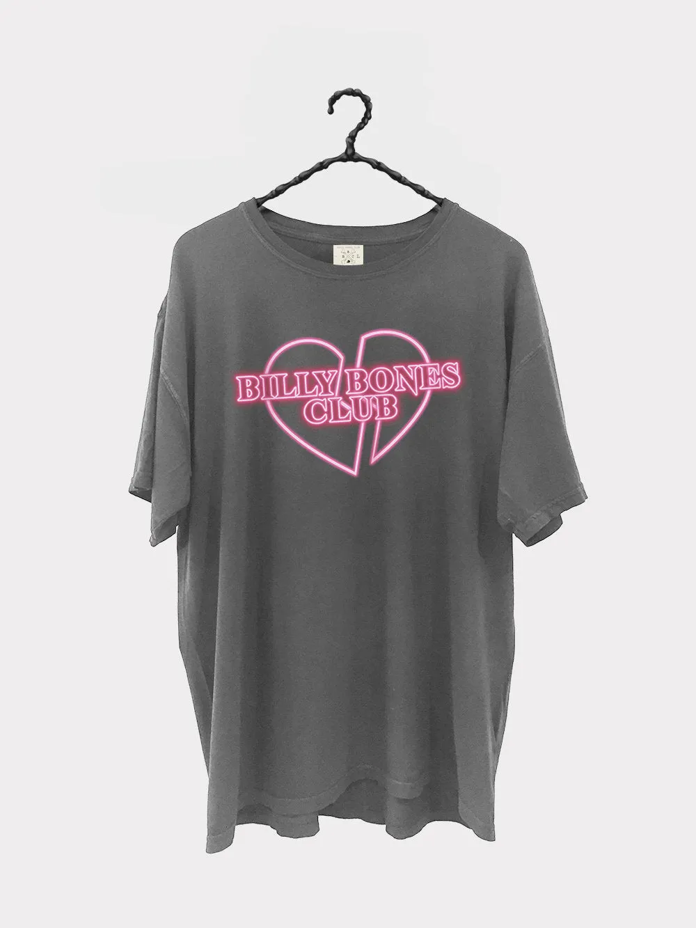 Heartbreaker Neon Tee - Washed Black