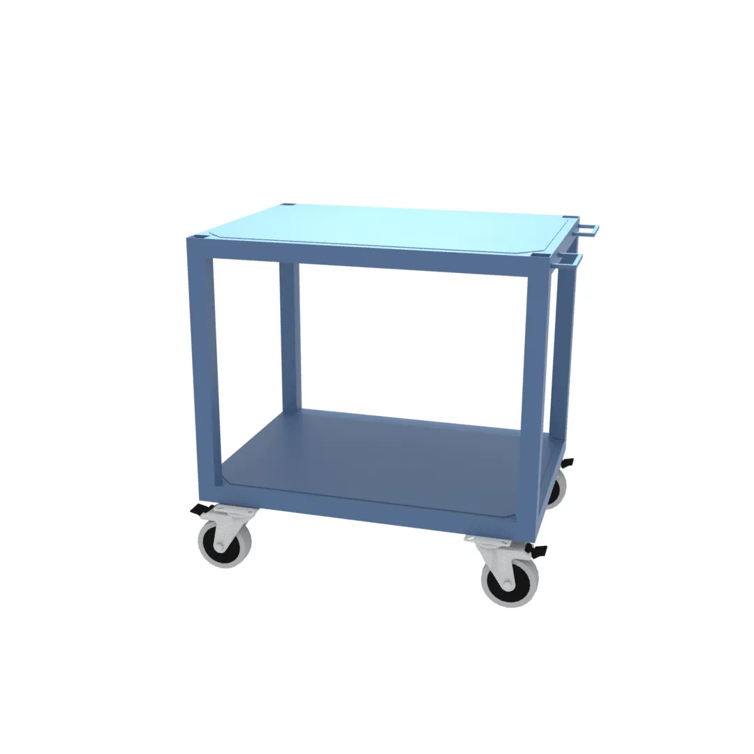 Heavy Duty Industrial 2 Tier Table Trolley With 750-1000KG SWL