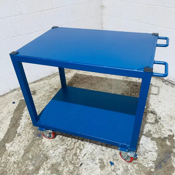Heavy Duty Industrial 2 Tier Table Trolley With 750-1000KG SWL